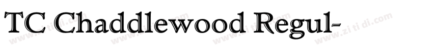 TC Chaddlewood Regul字体转换